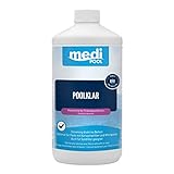 Inhalt: 1 Liter Medipool Schwimmbadpflege PoolKlar, 1 Liter