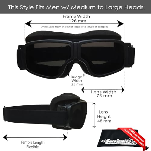 Bikershades Bagger Motorcycle Goggles