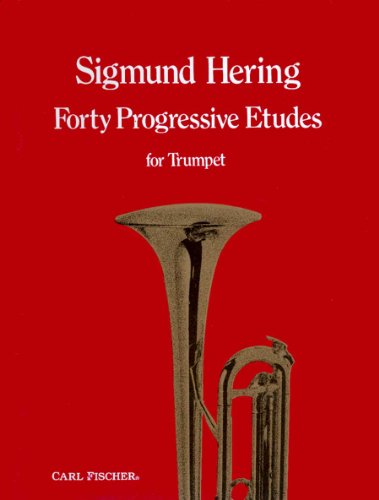 CARL FISCHER HERING - 40 PROGRESSIVE ETUDES FOR TRUMPET + CD Educational books Trumpet