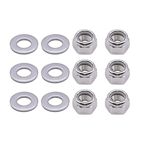 AIB2C 11-859116Q01 859116Q01 Sternantrieb-Installations-Hardware-Kit, Montagescheibe und Mutter-Hardware-Kit für Mercury Marine, 6 Packungen Cover