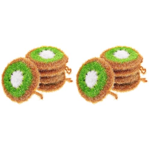 BRIGHTFUFU 10pcs Cartoon Dishwashing Cloth Super Absorbent Cleaning Sponges for Kitchen for Dishes Pots and Surfaces Convenient Household