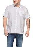 Regular fit s.Oliver Big Size Herren 131.10.103.11.120.2101016 Hemd, White Stripes, 4XL