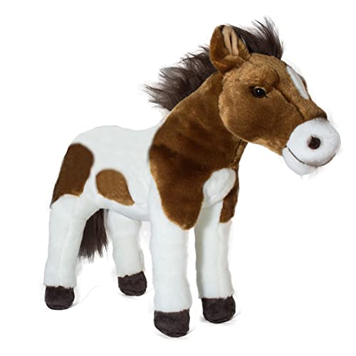 Plüschtiere, Stofftiere, Kuscheltiere - Pferd, braun-weiß Cover