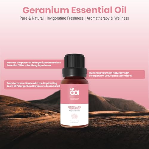 Aceite Esencial de Geranio Egipcio Organic Alley 0.33 Fl Oz miniatura 4