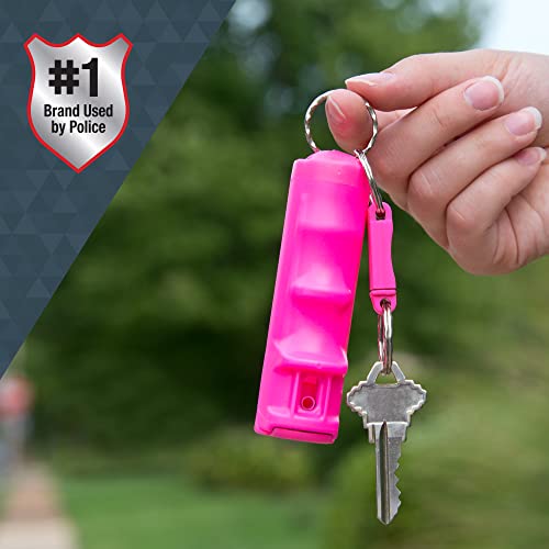 Sabre Flip Top Pepper Gel Keychain With Quick Release For Easy Access, Gel Is Safer, Maximum Police Strength Pepper Spray In Gel Stream, Easier To Use With Finger Grip For Accurate Aim, 12-Foot Range #TOP4