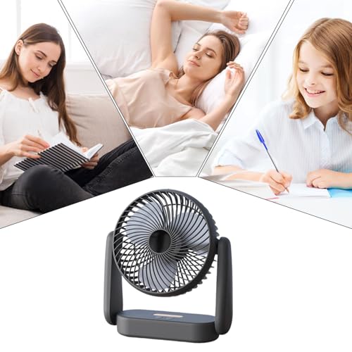 Ventilateur de table silencieux avec veilleuse LED, le gadget cool à offrir