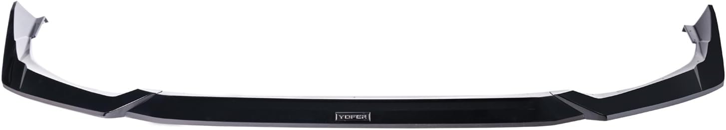 Front Lip Compatibility with 2025 UP Civic 11.5th Gen Yofer Style Front Bumper Chin Lip Spoiler Splitter Kit Gloss Black