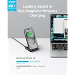 Anker 313 Wireless Charging Stand, Qi-Certified for iPhone 16/16 Pro/16 Pro Max/15/14/13, 10W Fast Charging for Galaxy S23/S22/S21 (No AC Adapter) - Image 2