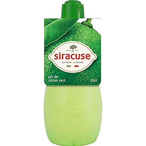 Siracuse Verde, zumo de lima, botella de 20 cl