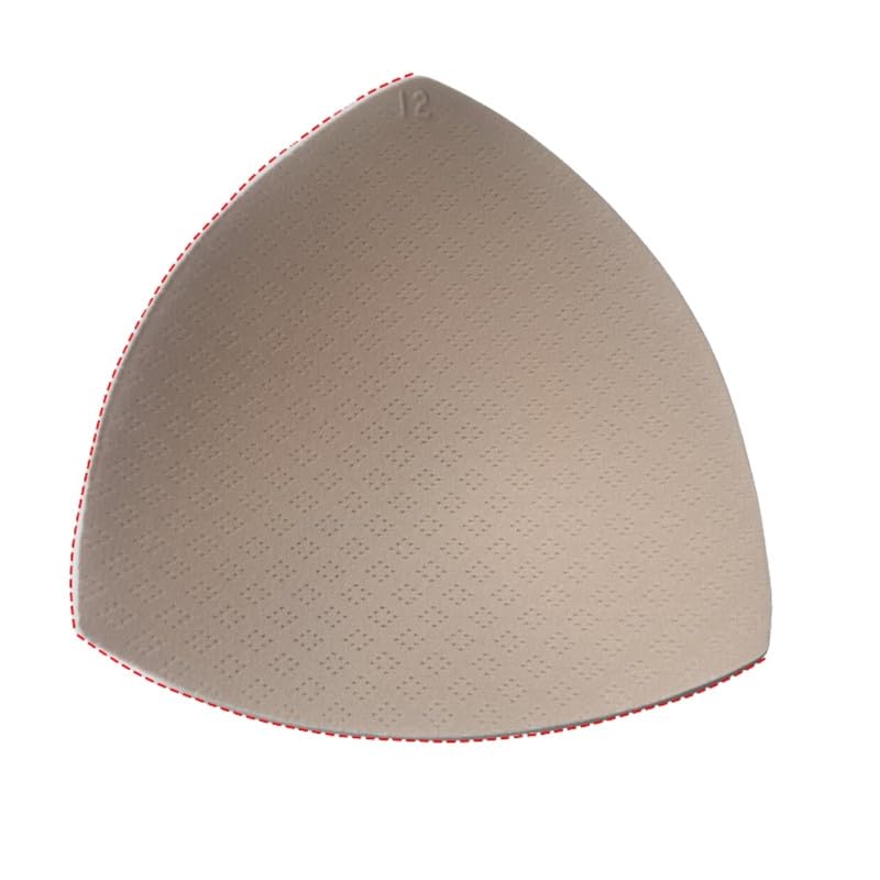 Triangle Bra Cups Pad for Women Ultra-Thin Soft Breathable Spandex Breast Pad-image-2