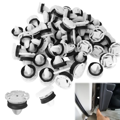 BaZuyunMd 30pcs Clips de Fixation Automobile pour Peugeot 207 Rivet Plastique 22mm de Diamètre pour Garniture de Porte de Voiture