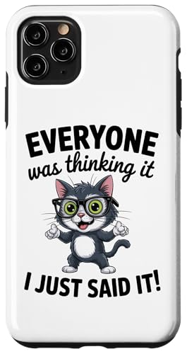 �������Ȕ���ȔL �݂�Ȃ��v���Ă��� I Just Said It �X�}�z�P�[�X iPhone 11 Pro Max �p