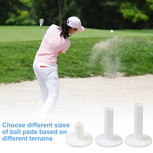 Nasharia Rubber Golf Tees: 12 Pieces Rubber Tees For Golf Mats 4 Size Golf Mat Tees Set And 6 Pieces Golf Rubber Tees For Indoor Outdoor Backyard Home Office Practice Training Use #TOP3