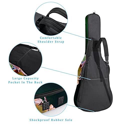 Housse guitare basse et classique étanche aux finitions colibri
