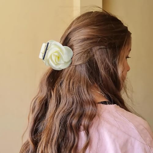 Pinzas para el cabello floral 3 piezas mediano y pequeño miniatura 3
