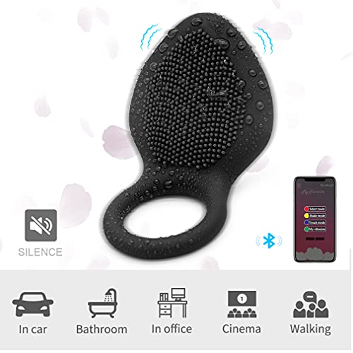 Anel de vibraçao para homens, anel de bloqueio de termo, 7 velocidades, brinquedos extensíveis, melh
