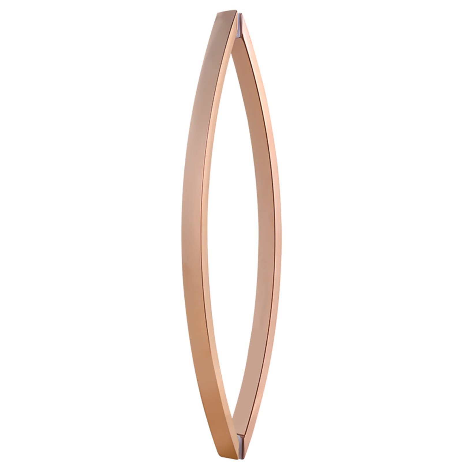 Poignée de porte ovale double face ensemble poignées coulissantes verre douche