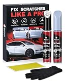 Glacier White Metallic LS9R/2Y for Audi Touch Up Paint Kit[2K Clear Coat Included],Exact Color Match Touch Up Paint for Chip and Scratch