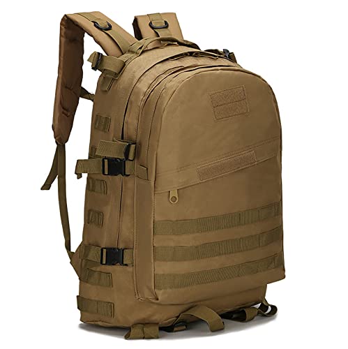 CHGGE Outdoor Tactical 3D Rucksack, 40L Military Assault Pack, Wasserdichter Molle Wanderrucksack, Atmungsaktiver Campingrucksack, Zum Klettern, Wandern, Durch Den Wald,G Cover