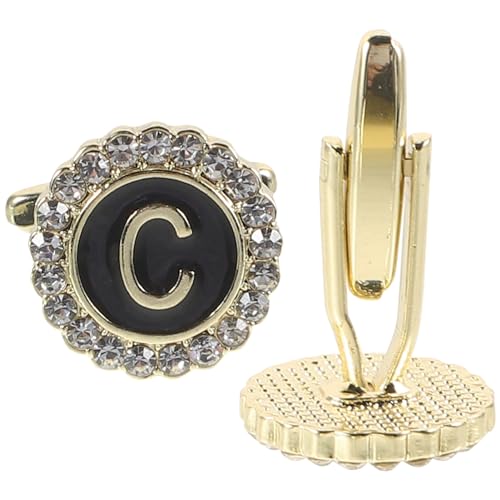 DEARMAMY 1 Par Camisa Gemelos Gemelos De Oro Cartera De Bolsillo De Los Hombres Botones Novio Esmoquin Decantador Puños Navidad Para Hombres Blazer Frasco Anillo Cartera Para