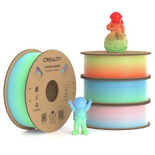 Creality Hyper PLA Filament 1.75mm, 30-600mm/s High Speed 3D Printer Filament, Dimensional Accuracy +/-0.02mm, Fit Most 