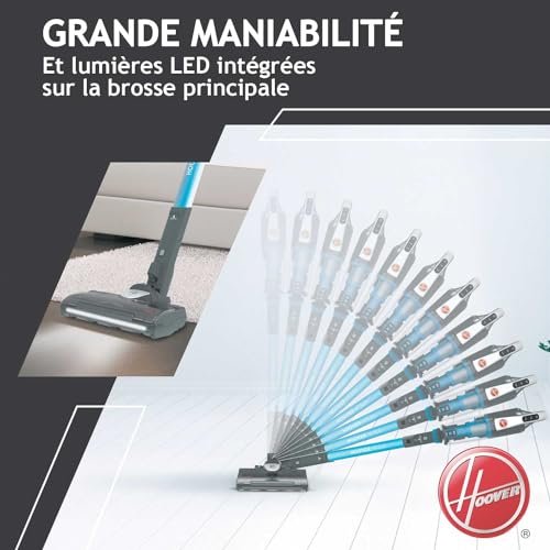 Aspirateur Balai Hoover HF522STP – 290 W, Autonomie 45 Min, Filtration HEPA - vue 8
