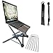 Price comparison product image BASE12 Laptop Stand, Foldable Portable Desktop Laptop Holder, 3 Levels Height Adjustable Ergonomic Laptop Riser for Desks, MacBook, Laptops 10-17"