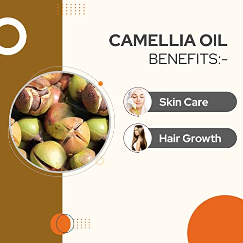 Image of Crysalis Camellia (Camellia Oliefera) Oil|100% Pure & Natural Undiluted Essential Oil Organic Standard For Skin & Hair Care|Therapeutic Grade Oil, Keeps Skin Supple, Strengthens Hair Conditions 30ml