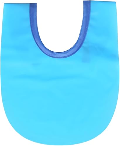 Cubierta de ducha para traqueotomía, protector de estoma para traqueotomía, protector de estoma de cuello impermeable (azul, 1 unidad)