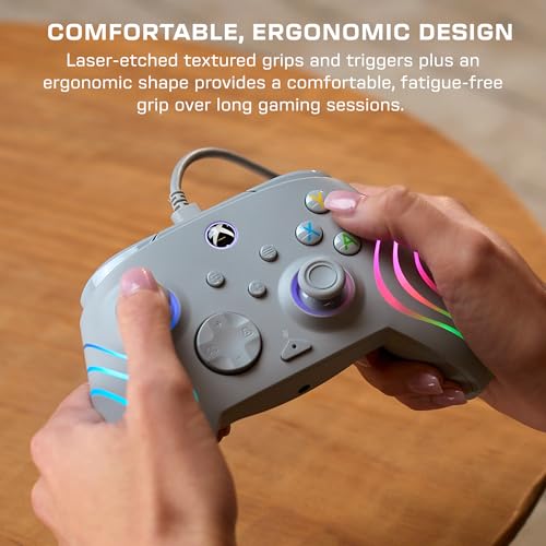 Manette de jeu Xbox Series X Xbox One et PC Afterglow Wave RGB Filaire TURTLE BEACH - vue 7