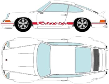 新同品／絶版【VISION】ポルシェ911 Carrera RSR 2.8 白赤