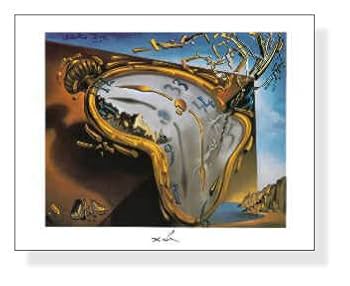 サルバドール ダリ コラージュ ポスター ゴールド フレーム入り Amazon.co.jp: ポスター サルバドール ダリ 柔らかい時計