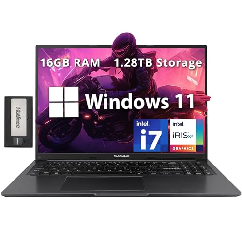 ASUS Vivobook 16" Intel Core i7-1355U 16GB RAM 1TB SSD Win 11 miniatura 1