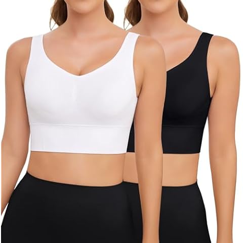 SIMIYA Women's Seamless Comfort Sports Bra Cover