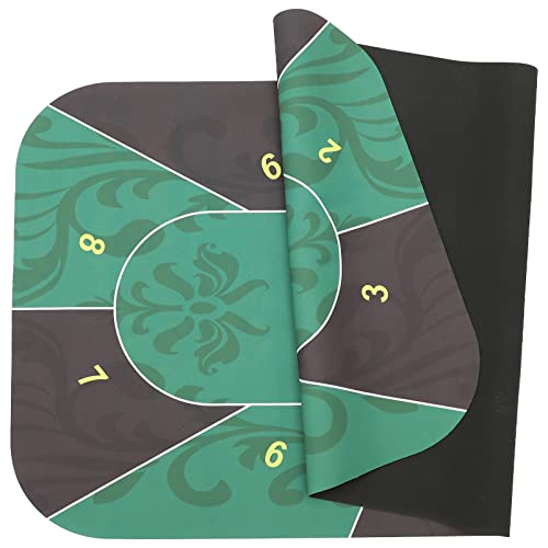 BESPORTBLE Household Poker Table Mat Non-Skid Tablecloth for Rubber Cover for Card Games Portable Easy to Store