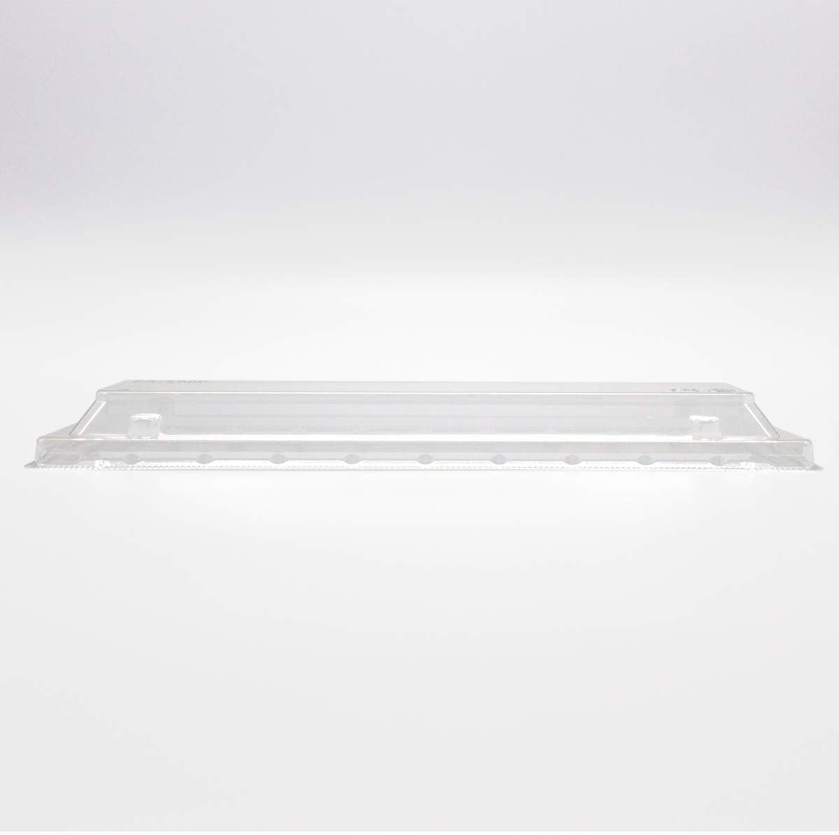 【50個セット】KAYU PACKAGE 長方形 RECTANGLE 木製 容器 Sサイズ 175mm x 121mm x 40mm 透明プラ 蓋 フタ付 使い捨て (50)