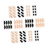 Beaupretty 96 Stück Selbstklebende Eva Nasenpads Für Brillen rutschfest Weich Make up Beständig 1,5mm Nasenrückenvergrößerung Nasenpolster Für Brillen Und Sonnenbrillen