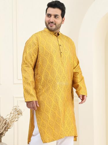 Image of SOJANYA Men's Cotton Regular Fit Casual Plus (Since 1958) ONLY Kurta