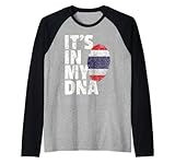 it's in my dna thailand flag official pride gift country maglia con maniche raglan