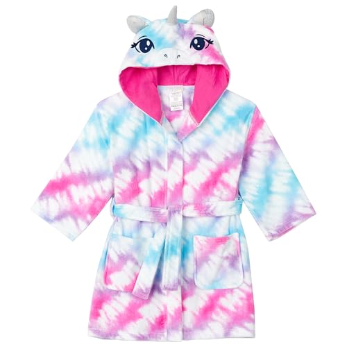 Image of Saint Eve Kids Hooded Terry Robe - Super Soft & Plush 100% Cotton Beach and Pool Fun Character Cover-Ups for Boys & Girls