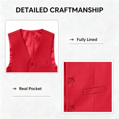 Image of Kids Vest for Boys Formal Suit Vests