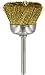 SE Brass Wire Cup Brushes with 1" Dia. (36-Pack) - CMB100