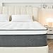 Bednew European King Mattress 5FT2, 11 Inch Innerspring Hybrid Mattress with Breathable Foam and Pocket Spring For Gentle Support and Cool Comfort Sleep, Medium Firm Mattress(160x200x28cm)
