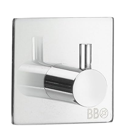 Smedbo BK1105 Design Single Hook, Polished Stainless Steel