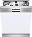Produktbild NEFF S413J60S3E Geschirrspüler teilintegriert N50 / 60cm / A++ / Oberkorb mit RackMatic / VarioSpeed Plus / 6 Programme