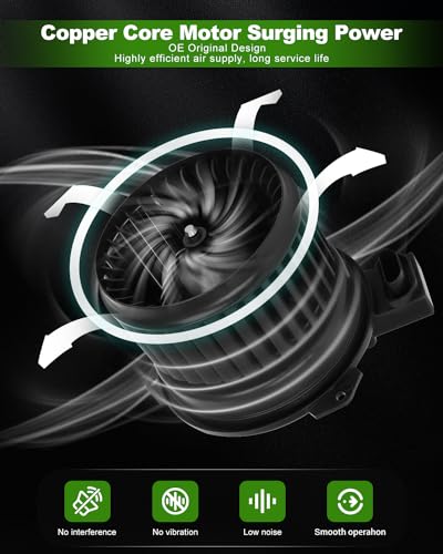 image for SCITOO HVAC Heater Blower Motor with Fan Cage Rear 700297 for Honda fo