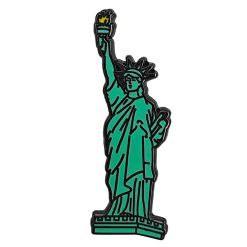 Creative Statue of Liberty Lapel Pin Brooch, New York Souvenir Brooches for Hats, Bags and Accessories
