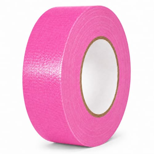 Image of GGR Supplies CDT-36 Pink Cloth Duct Tape, 2 Inch x 60 Yards | Industrial Grade; Waterproof and UV Resistant; Clean Removal With No Sticky Residue; Repairs, Packaging, Bundling and Sealing