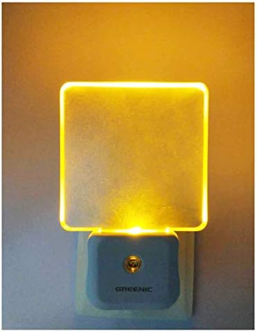 GREENIC Night Light,Dusk to Dawn Light Sensor,Automatic Plug in LED Night Light (RGB, Pack of 2)