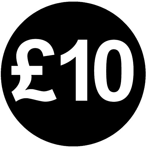 30mm Price Stickers Pack of 500 - Black - £10